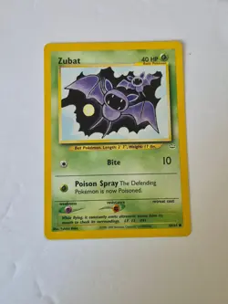 Zubat 59/64 Common Neo Revelation Pokemon Unlimited Lightly Played - Image 1