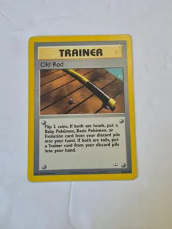 Old Rod 64/64 Common Neo Revelation Pokemon Unlimited Lightly Played - Image 1