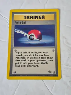 Poke Ball 64/64 Common Jungle Pokemon Unlimited Moderately Played - Image 1
