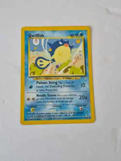 Qwilfish 49/64 Common Neo Revelation Pokemon Unlimited Lightly Played - Image 1