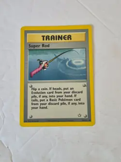 Super Rod 103/111 Common Neo Genesis Pokemon Unlimited Moderately Played - Image 1