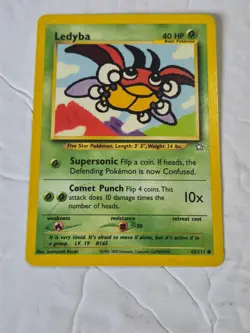 Ledyba 63/111 Common Neo Genesis Pokemon Unlimited Lightly Played - Image 1
