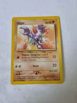 Gligar 59/111 Common Neo Genesis Pokemon Unlimited Lightly Played - Image 1