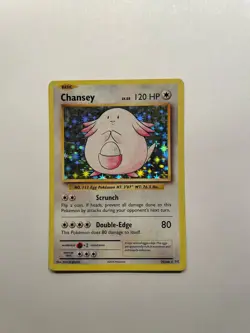 Pokemon TCG Chansey 70/108 Evolutions Holo LP - Image 1