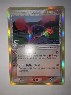 Pokemon TCG Salamence (Delta Species) 14/113 Delta Species Reverse Holo Rare- NM - Image 1