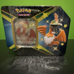 Pokemon Cramorant Large Tin Box Shining Fates NEW 5 Booster packs - Image 1