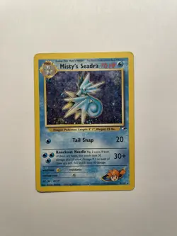 POKEMON TCG - GYM HEROES Misty's Seadra Holo Prerelease 9/132 -- LP/MP - Image 1
