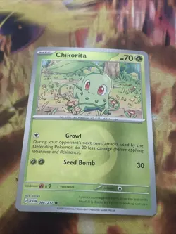 Pokemon TCG - Ascended Heroes - (Reverse Holo) - Chikorita - 008/217 energy symb - Image 1