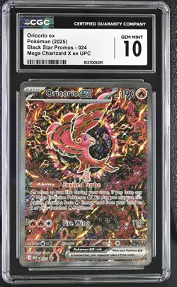 Oricorio ex 2025 Pokemon Black Star Promos CGC 10 #024 - Image 1