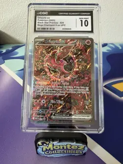 CGC 10 Oricorio ex #024 Black Star Promo Mega Charizard X ex UPC Pokemon - Image 1