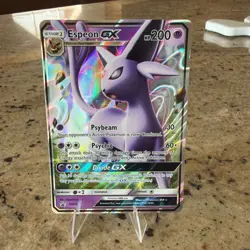 Pokemon TCG Espeon GX SM35 Black Star Promo Holo NM 2017 - Image 1