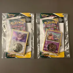 Pokemon TCG: Evolving Skies Checklane Blister Eevee & Slowpoke Set New Sealed - Image 1