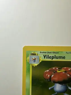 Pokemon Jungle Vileplume Holo Rare 15/64 Unlimited WOTC Vintage LP - Image 3