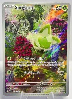 Sprigatito 196/193 Illustration Rare Paldea Evolved Pokemon Near Mint - Image 1