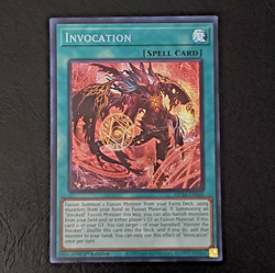 Yu-Gi-Oh! TCG - Invocation MP24-EN060 Alt Art 1st Ed NM Prismatic Secret Rare - Image 1