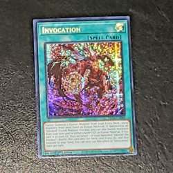 Yu-Gi-Oh! TCG - Invocation MP24-EN060 Alt Art 1st Ed NM Prismatic Secret Rare - Image 4