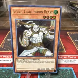 Yugioh Wulf, Lightsworn Beast BLLR-EN039 Ultra Rare 1st Edition NM - Image 1