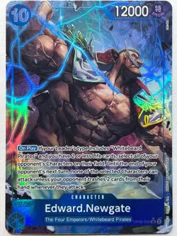 Edward.Newgate (Parallel) SR OP08-043 - Two Legends - One Piece TCG - Image 1