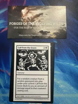 Call from the Grave Mystery Booster 2 Test Card - Image 1