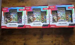 Pokemon First Partner Illustration Collection Series 2 Sealed X 3 - Image 1