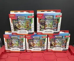 Lot of 5 Pokemon First Partner Illustration Collection Series 2 - Sealed - Image 1