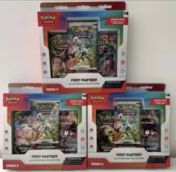 Pokemon TCG First Partner Illustration Collection Series 2 New And Sealed x3 - Image 1