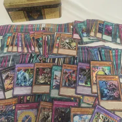 Yugioh Vintage 1996 Card Lot Some First Editions Magic, Trap Cards Etc & Tin - Image 4