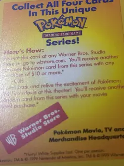 Vintage Catch Mew! 1999 Wizards Of The Coast Promo Card Near Mint Pokemon Card - Image 4