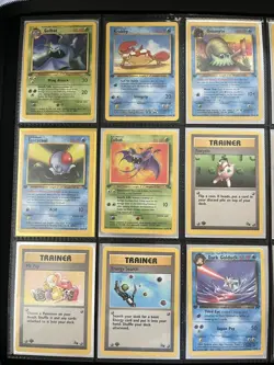 Team Rocket fossil jungle 1st Edition Card Lot 50+ Pokemon TCG WOTC LP bundle - Image 1