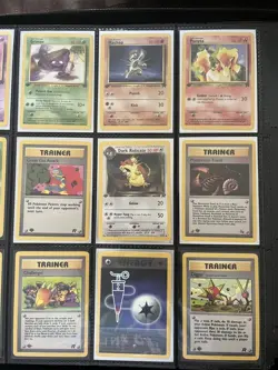 Team Rocket fossil jungle 1st Edition Card Lot 50+ Pokemon TCG WOTC LP bundle - Image 5