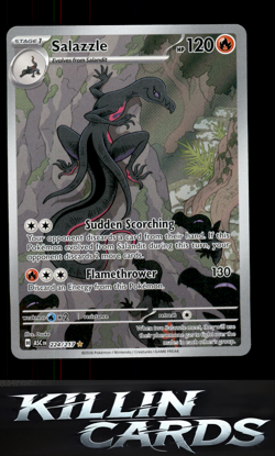 Salazzle - 224/217 224/217 Pokemon Illustration Rare ME: Ascended Heroes Card NM - Image 1