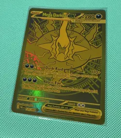 Pokemon TCG Card game - Mega Darkrai ex 120/084 Gold NM English - Image 1