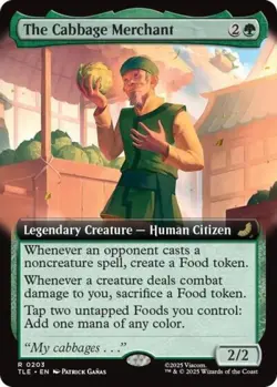 The Cabbage Merchant (Extended Art) - Medium Play MTG - Image 1