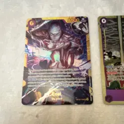 Bandai One Piece Card Game Sky Island Foil Enel & Mamaragan 2x Cards Lot - Image 2