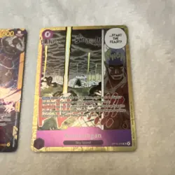 Bandai One Piece Card Game Sky Island Foil Enel & Mamaragan 2x Cards Lot - Image 3