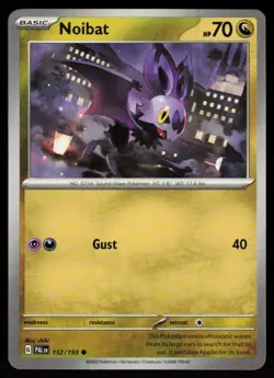 Noibat 152/193 Common Paldea Evolved Pokemon Near Mint - Image 1