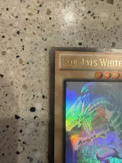 YUGIOH BLUE-EYES WHITE DRAGON GLD5-EN001 GHOST LIMITED ED NM VER. 4 - Image 4