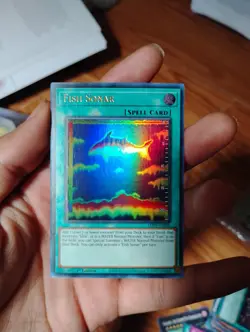 Yu-Gi-Oh! Fish Sonar LED9-EN020 Ultra Rare 1st Edition NM Duels From the Deep - Image 1