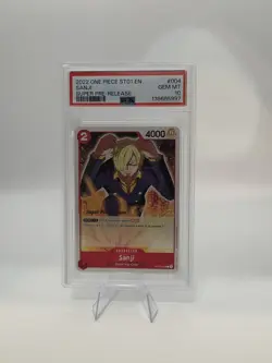 2022 One Piece St01 Sanji Super Pre-release Psa 10 - Image 1