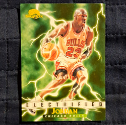 SkyBox 1995-96 Premium Michael Jordan Chicago Bulls Electrified Insert #278 - Image 1