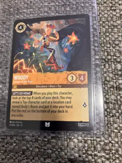 Disney Lorcana Toy Story Woody - Leader of the Toys 21/204 Wilds Unknown Regular - Image 1