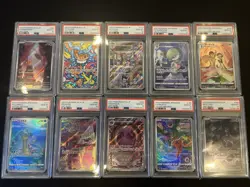 PSA 10 Pokemon Card Game 151 Japanese Lot Set 10 Cards Art Rare Ar Bulk CHR - Image 1