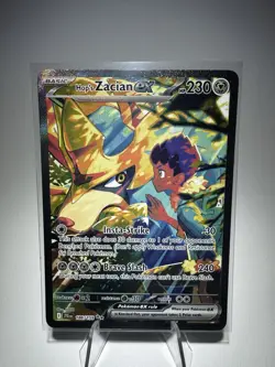 Pokemon TCG Hop's Zacian ex 186/159 Journey Together Special Illustration Rare - Image 1