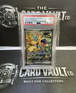 Hop's Zacian ex 186/159 Journey Together PSA 9 Special Illustration Rare Pokemon - Image 1