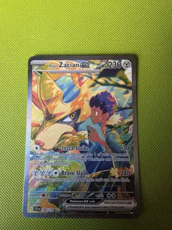 Pokemon TCG Hop's Zacian EX 186/159 Journey Together Special Illustration Rare - Image 1