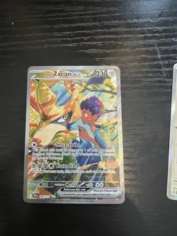 Pokemon TCG Hop's Zacian EX 186/159 Special Illustration Rare Journey Together - Image 1