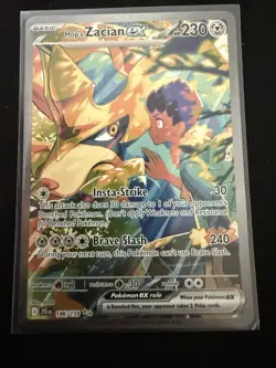 Hop's Zacian EX 186/159 Special Illustration Rare Journey Together Pokemon TCG - Image 1