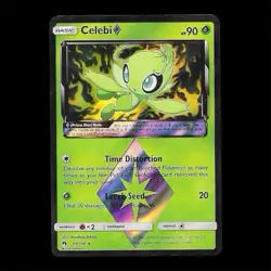 Celebi Prism Star Holo Prism Rare SM - Lost Thunder 19/214 NM - Image 1
