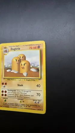 Dugtrio 019/102 Base Set Regular Pokemon Card - Ungraded - Image 2