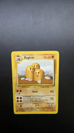 Dugtrio 019/102 Base Set Regular Pokemon Card - Ungraded - Image 5